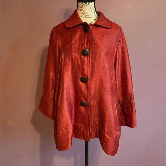 NWT Ali Miles sheen jacket - Picture 7 of 15